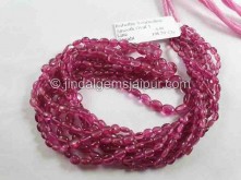 Rubellite Smooth Oval Beads