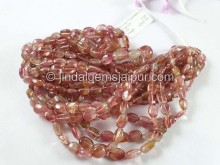 Bi Color Tourmaline Smooth Oval Beads -- TOWT115 Bi Color Tourmaline Smooth Oval Beads -- TOWT115