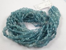 Blue Tourmaline Smooth Oval Beads  -- TOURBG123