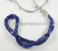 Tanzanite Step Cut Bolt Shape Beads