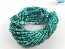 Turquoise Faceted Roundelle Shape Beads