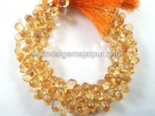 Citrine Big Smooth Drops Beads