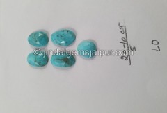 Turquoise Rose Cut Slices