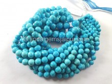 Turquoise Arizona Smooth Balls Beads -- TRQ235