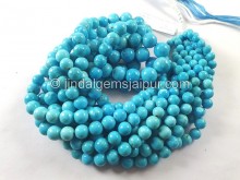 Turquoise Arizona Smooth Balls Beads