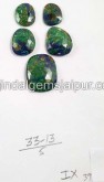Azurite Malachite Rose Cut -- DEAZMT19 Azurite Malachite Rose Cut -- DEAZMT19
