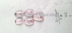 Morganite Rose Cut Slices