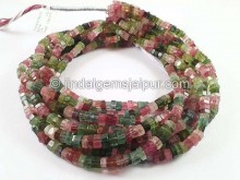 Tourmaline Step Cut Bolt Beads