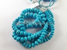 Turquoise Arizona Big Smooth Roundelle Beads -- TRQ273 Turquoise Arizona Big Smooth Roundelle Beads -- TRQ273