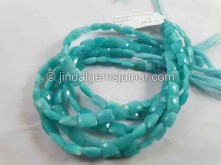 Peruvian Amazonite Faceted Chicklet Beads