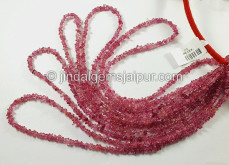 Ruby Smooth Chips Shape Beads
