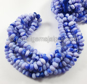 Multi Opal Smooth Roundelle Shape Beads