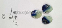 Afghanite Rose Cut Slices -- DEAFGH8