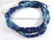 Afghanite Step Cut Bolt Shape Beads