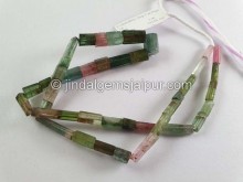 Tourmaline Step Cut Pipe Beads -- TURA524 Tourmaline Step Cut Pipe Beads -- TURA524