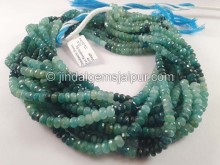 Grandidierite Faceted Roundelle Shape Beads