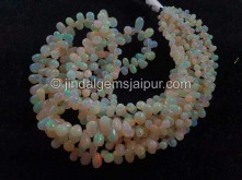 Yellow Ethiopian Opal Smooth Drop Beads -- ETOPA135 Yellow Ethiopian Opal Smooth Drop Beads -- ETOPA135