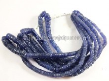 Tanzanite Far Faceted Tyre Beads