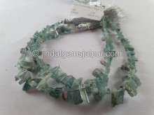 Blue Tourmaline Rough Chips Beads