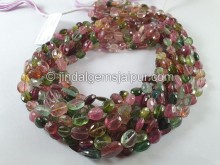 Tourmaline Faceted Oval Beads  -- TURA494