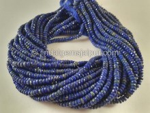 Lapis Faceted Roundelle Beads -- LAP52