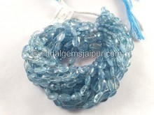 Santa Maria Aquamarine Faceted Oval Beads -- AQMA239 Santa Maria Aquamarine Faceted Oval Beads -- AQMA239