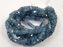Santa Maria Aquamarine Step Cut Roundelle Beads Santa Maria Aquamarine Step Cut Roundelle Beads