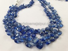Kyanite Faceted Heart Shape Beads