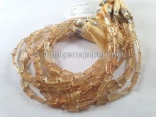 Imperial Topaz Cut Baguette Beads