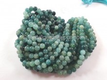 Grandidierite Shaded Balls Shape Beads