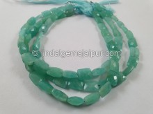 Amazonite Faceted Chicklet Beads