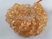 Citrine Far Faceted Nuggets Beads -- CITA84