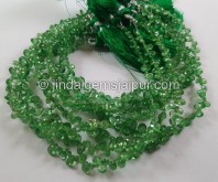 Tsavorite Faceted Pear Beads