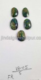 Azurite Malachite Rose Cut Slices