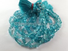 Sky Blue Apatite Faceted Nuggets Beads -- APTA51