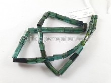 Blue Tourmaline Step Cut Pipe Beads -- TOURBG132 Blue Tourmaline Step Cut Pipe Beads -- TOURBG132