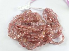 Bi Color Tourmaline Smooth Oval Beads -- TOWT113 Bi Color Tourmaline Smooth Oval Beads -- TOWT113