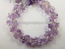 Pink Amethyst Faceted Star Beads