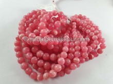 Rhodochrosite Smooth Round Ball Beads -- RHDC39