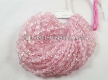Pink Morganite Faceted Oval Beads -- MRGT47