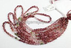 Multi Tourmaline Faceted Oval Shape Small Beads Multi Tourmaline Faceted Oval Shape Small Beads