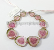 Watermelon Tourmaline Smooth Slices Watermelon Tourmaline Smooth Slices