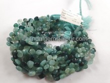Grandidierite Shaded Smooth Heart Beads