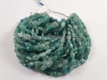 Grandidierite Shaded Faceted Oval Beads