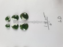 Chrome Chalcedony Rose Cut Slices