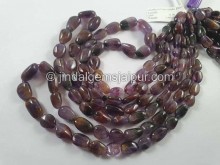 Amethyst Cacoxenite Smooth Nugget Beads -- AMCXT2