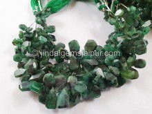Emerald Flat Table Cut Fancy Beads
