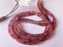 Baby Pink Tourmaline Smooth Roundelle Shape Beads Baby Pink Tourmaline Smooth Roundelle Shape Beads