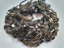 Smoky Quartz Faceted Nugget Beads