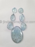 Aquamarine Rose Cut Slices